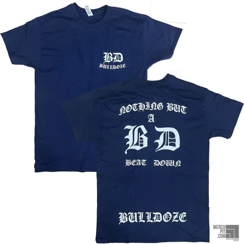 BULLDOZE ´Nothing But A BD´ - Navy Blue T-Shirt